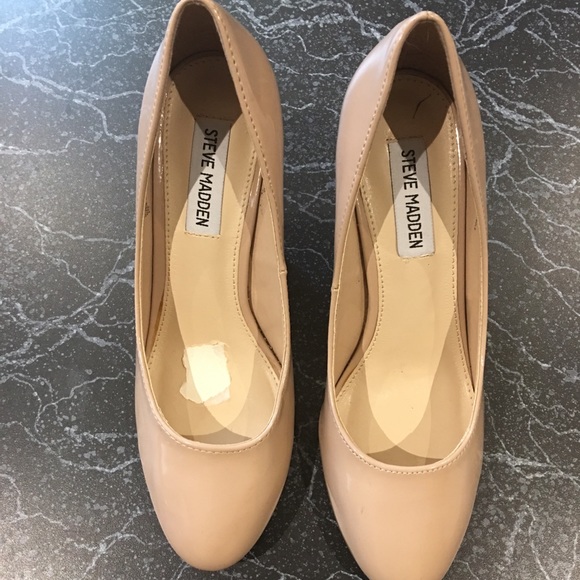 steve madden round toe pumps